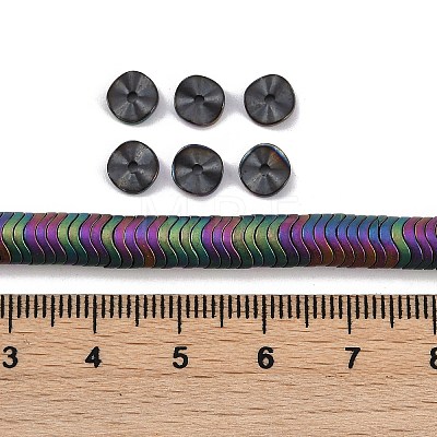 Electroplated Synthetic Non-magnetic Hematite Beads Strands G-H020-M01-23-1