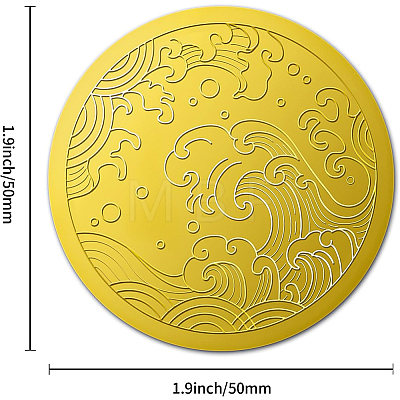 Self Adhesive Gold Foil Embossed Stickers DIY-WH0211-180-1