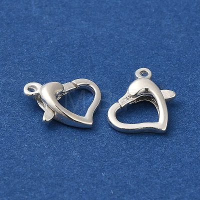 925 Sterling Silver Lobster Claw Clasps STER-D006-12S-1