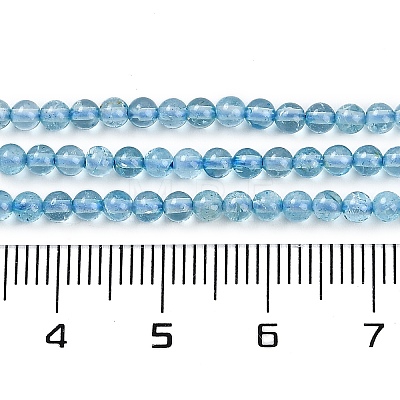 Natural Blue Topaz Beads Strands G-P553-A01-01-1