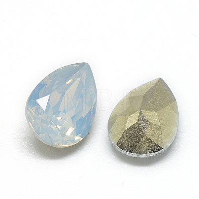 Pointed Back Resin Rhinestone Cabochons RESI-T014-7x10mm-A16-1