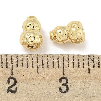 Textured Brass Beads KK-Q820-28G-1