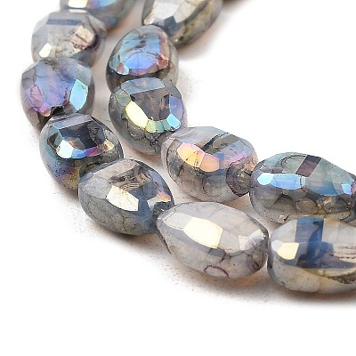 Imitation Jade Glass Beads Strands GLAA-P058-06A-07-1