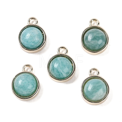 Natural Amazonite Pendants G-K372-03G-01-1