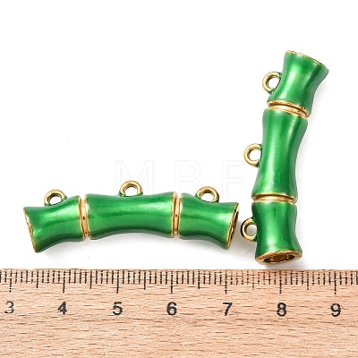 304 Stainless Steel Enamel Curved Bamboo Chandelier Component Links STAS-D263-17A-G-1