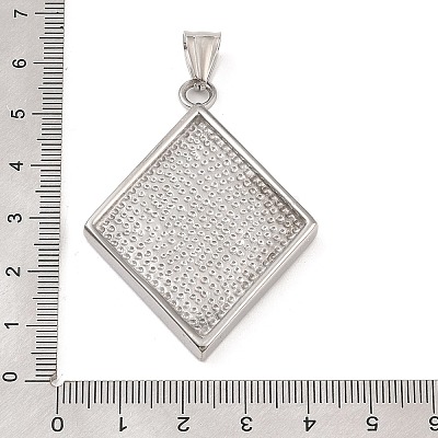 304 Stainless Steel Big Pendants STAS-S122-05AG-1