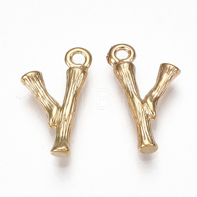 Brass Pendants KK-S348-331Y-1