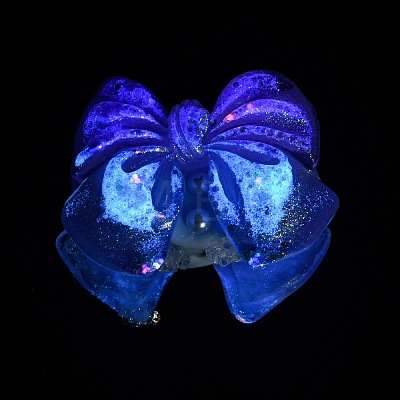 Luminous Opaque Resin & Rhinestone & Polymer Clay Beads RE-CBA1913-02I-1