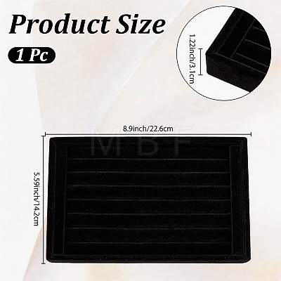 Velvet Ring Organizer Display Trays ODIS-SP0002-20A-1