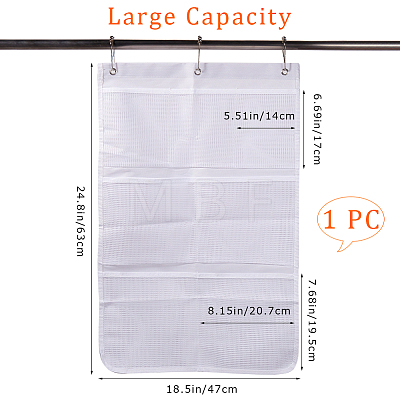 Oxford Cloth and Polyester Mesh Shower Organizer FIND-WH20019-92-1