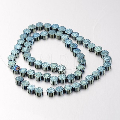 Electroplate Non-magnetic Synthetic Hematite Bead Strands G-F300-56-07-1