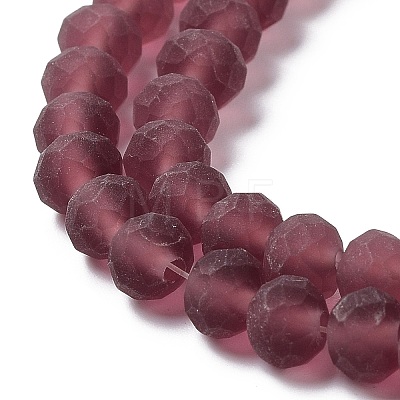 Transparent Glass Beads Strands X1-EGLA-A034-T6mm-MD13-1