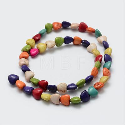 Synthetic Magnesite Bead Strands G-P228-85-1