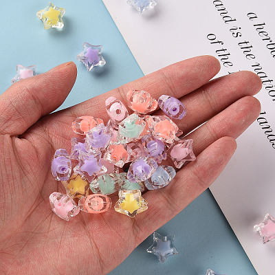 Transparent Acrylic Beads LS-X-TACR-S152-02A-1