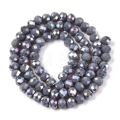 Electroplate Glass Beads Strands LS-EGLA-A044-P6mm-B10-1