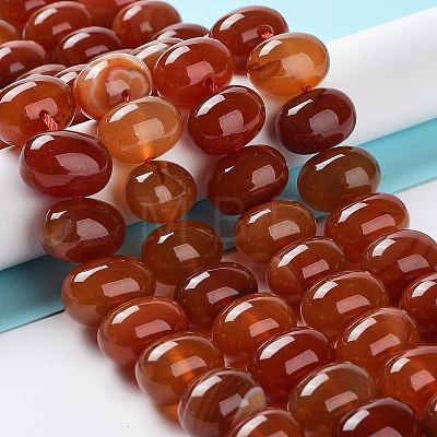 Natural Agate Beads Strands G-G021-03A-06-1