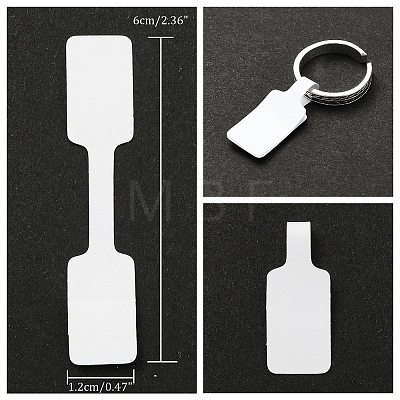 Rectangle Jewelry Display Sticker Self-adhesive Paper TOOL-WH0039-03-1