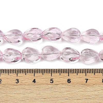 Transparent Glass Beads Strands GLAA-H038-03A-1