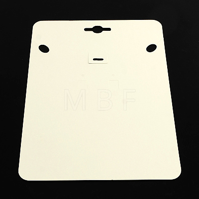 Rectangle Shape Cardboard Necklace Display Cards CDIS-Q001-11-1