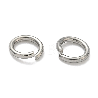 Tarnish Resistant 304 Stainless Steel Open Jump Rings X-STAS-E067-11-9mm-1