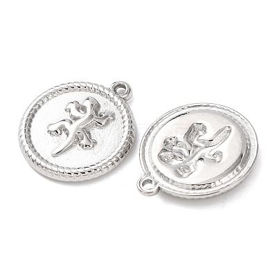 304 Stainless Steel Pendants STAS-P432-01D-P-1