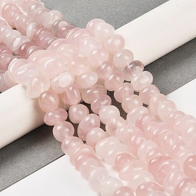 Natural Rose Quartz Beads Strands G-G053-C05-01-1