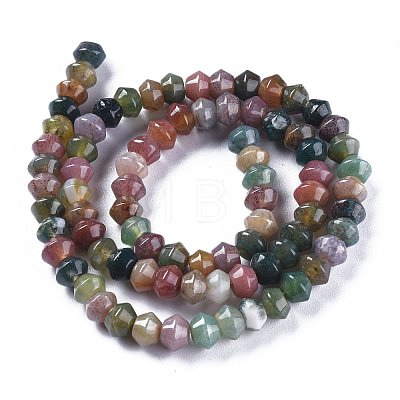 Natural Indian Agate Beads Strands G-E560-R15-04-1