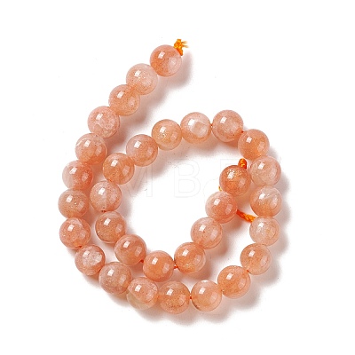 Natural Sunstone Beads Strands G-A205-28A-1