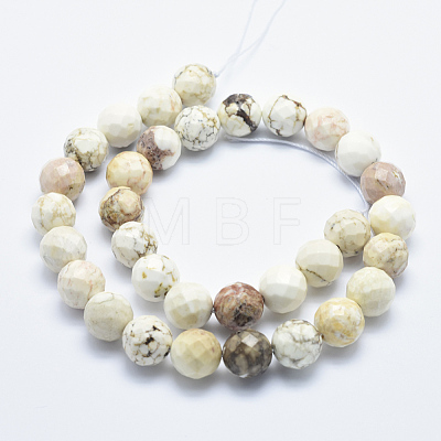 Natural Magnesite Beads Strands X-G-K226-10mm-01-1