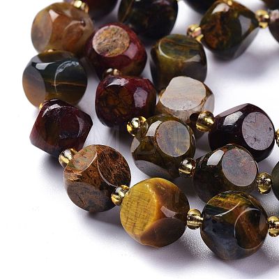 Natural Pietersite Beads Strands G-A030-B14-10mm-1