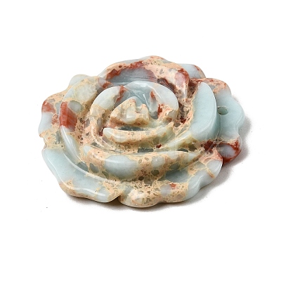 Synthetic Shoushan Stone Carved Pendants G-A294-02-1