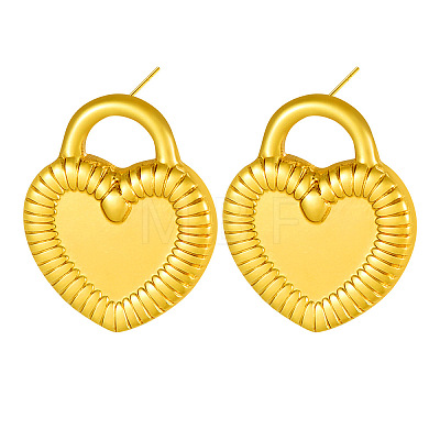 304 Stainless Steel Stud Earrings WG39C60-01-1