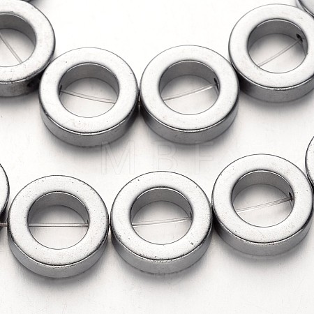 Electroplate Non-magnetic Synthetic Hematite Beads Strands G-F300-04-01-1