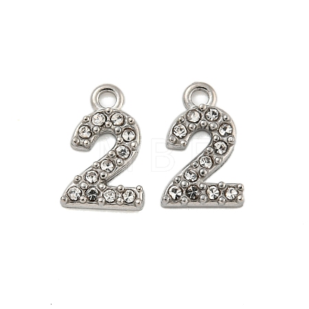 304 Stainless Steel Pendants STAS-L080-002P-02-1