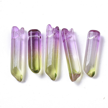 Two Tone Glass Beads LS-GLAA-S167-13G-1