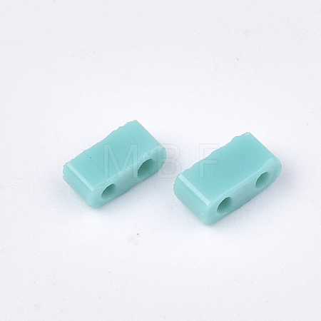 2-Hole Opaque Glass Seed Beads SEED-S023-05G-1