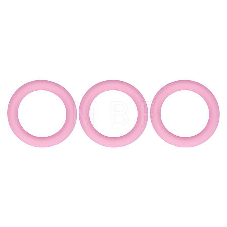 3Pcs Ring Silicone Focal Beads JX895G-01-1
