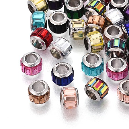 Glass European Beads GPDL-S039-02-1