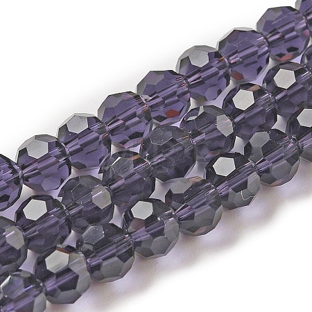 Transparent Glass Beads EGLA-A035-T6mm-D15-1