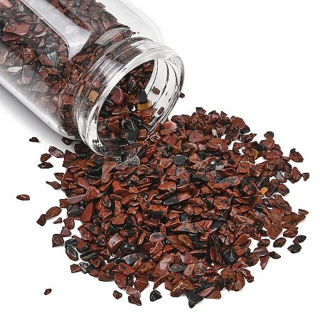 Natural Mahogany Obsidian Chip Beads GG-CBAA426-01-1