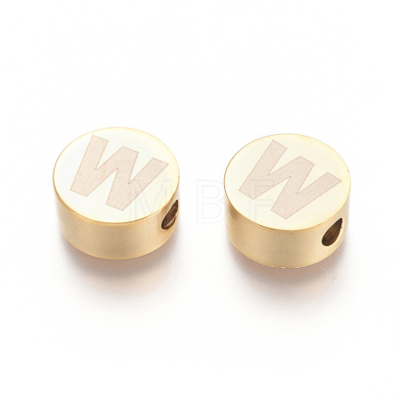304 Stainless Steel Beads STAS-I126-02G-W-1