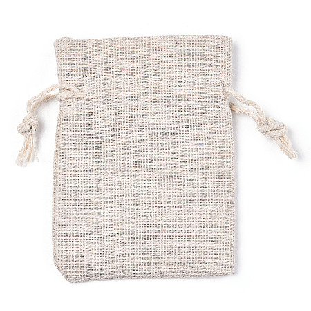 Cotton Cloth Packing Pouches Drawstring Bags ABAG-R011-7X9-01-1