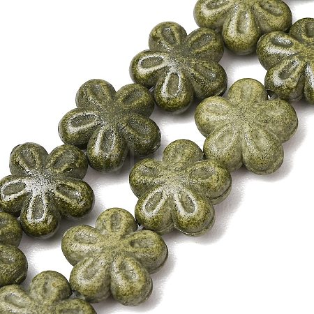 Vintage Handmade Porcelain Beads PR-CBAA37B-07E-1