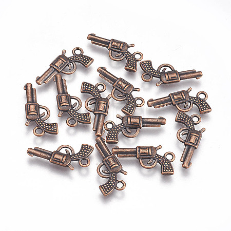Zinc Alloy Gun Necklace Pendant LS-EA9073Y-R-1