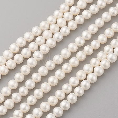 Natural Cultured Freshwater Pearl Beads Strands PEAR-G007-38-1