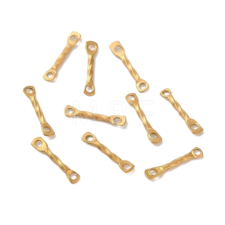 Ion Plating(IP) 304 Stainless Steel Connector Charms STAS-Q323-02A-G-1