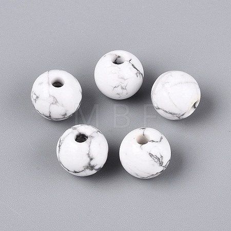 Natural Howlite Beads G-Q602-08C-07-1