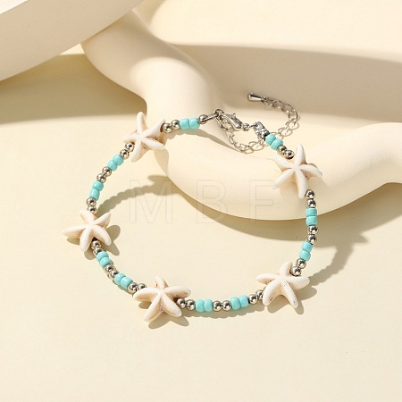 Bohemian Shell Beaded Bracelets JB7649-5-1