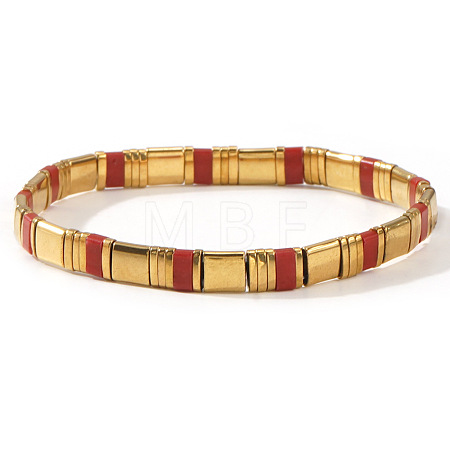 Glass Seed Beads Stretch Bracelets for Women MR9301-2-1