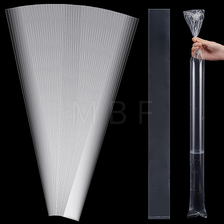 Rectangle PE Plastic Film Storage Bags ABAG-WH0040-51-1